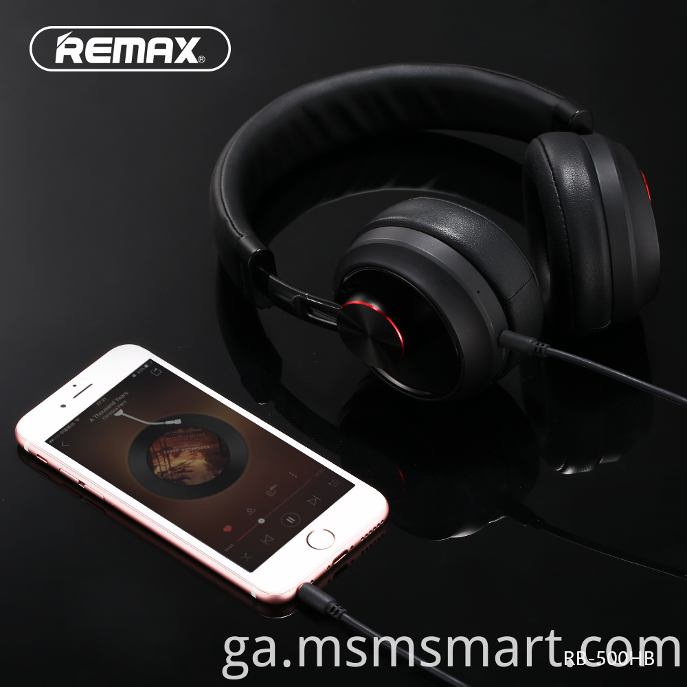 Remax 2021 torann díolachán díreach is nua sa mhonarcha ag cealú headset steirió bluetooth